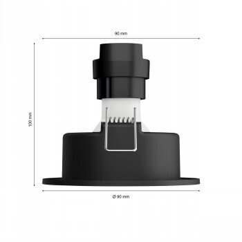 Philips HUE CENTURA RECESSED R. BLACK 1X5.7W