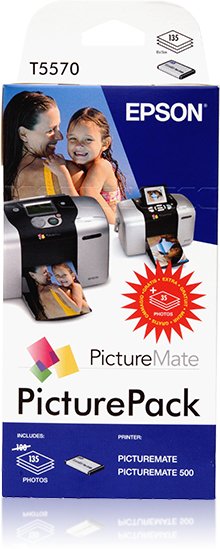 T557 PictureMate PicturePack (Photo Cartridge and 135 sheets Media)