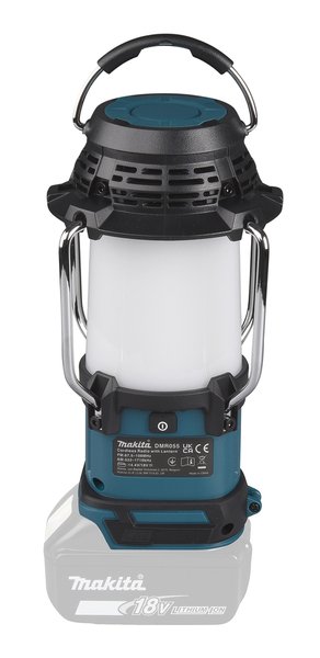 MAKITA - Omnidirectional lantern with 260 lumens and radio, pole-mounted version