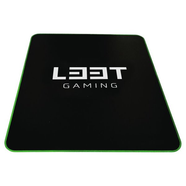 l33t Gaming Floor Mat, black, 120x99cm