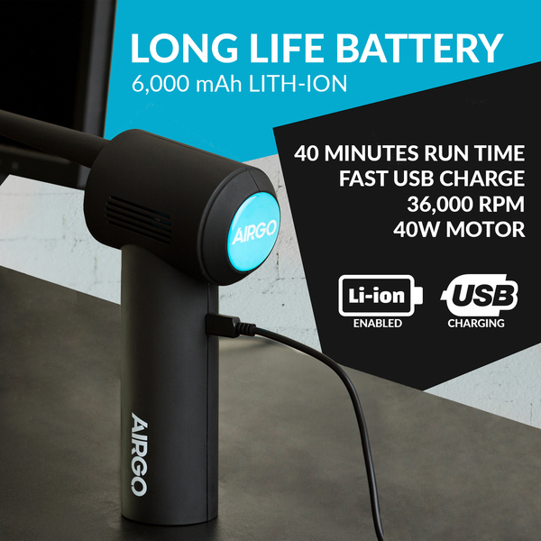 IT Dusters AirGo V8, 6000 mAh - cordless Air Duster