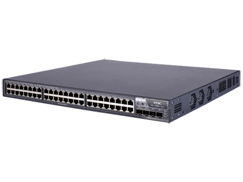 HPE A5800-48G L2/L3/L4  Switch. Fourty Eight 10/100/1000Base-T Ethernet PoE ports, four 1/10G SFP+ ports and one Ethernet port expansion slot. Supports: Hardwar