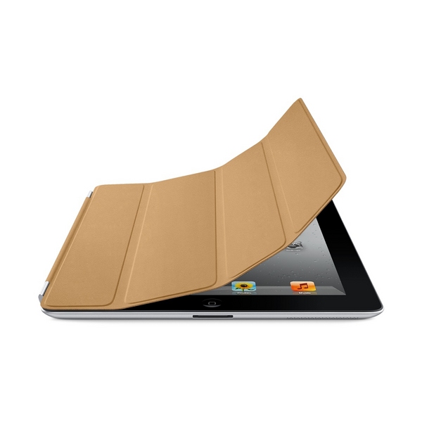 Apple iPad 2 Leather Smart Cover - Tan