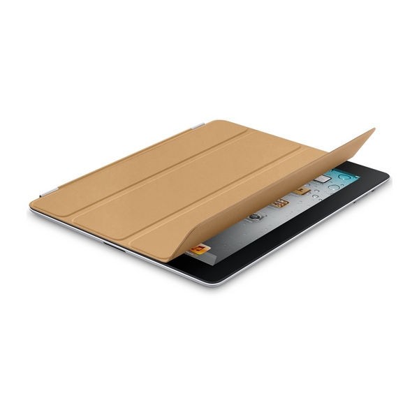 Apple iPad 2 Leather Smart Cover - Tan