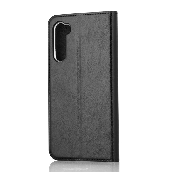 Wave Book Case, OnePlus Nord - flipfodral, Svart