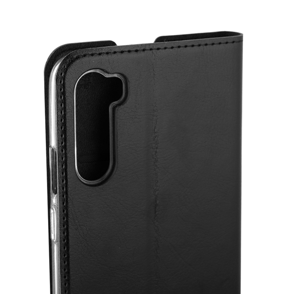 Wave Book Case, OnePlus Nord - flipfodral, Svart