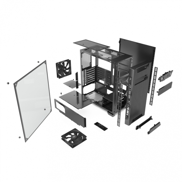 SilentiumPC Armis AR3 TG Pure Black