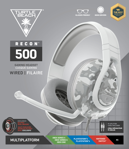 Turtle Beach Recon 500 ROW -pelikuulokkeet, arctic camo