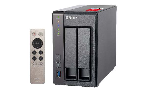 Qnap TS-251+-8G, 2x kiintolevypaikkaa -verkkolevypalvelin