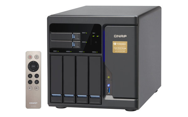 Qnap TVS-682T-I3-8G, 6x h&aring;rdiskplatser - NAS-server