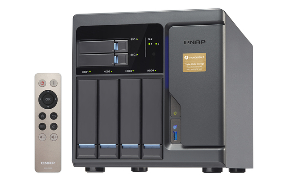 Qnap TVS-682T-I3-8G, 6x h&aring;rdiskplatser - NAS-server