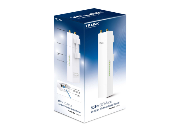 TP-LINK WBS510 - Langattoman verkon liitynt&auml;piste - 802.11a/n - 5 GHz