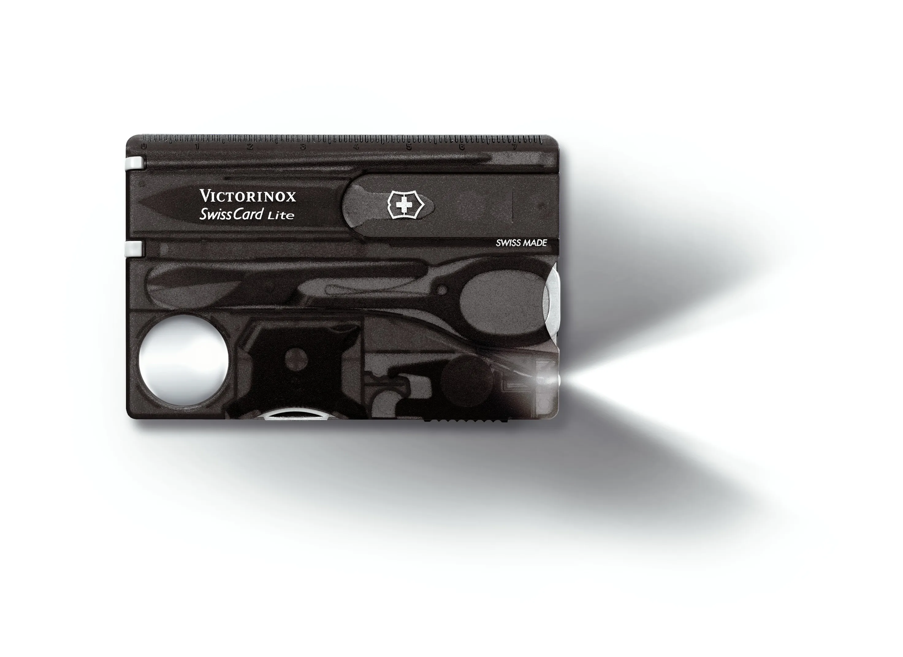 Victorinox Swisscard Lite multiverktyg - transparent svart