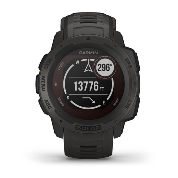 Garmin Instinct Solar -&auml;lykello, Grafiitti