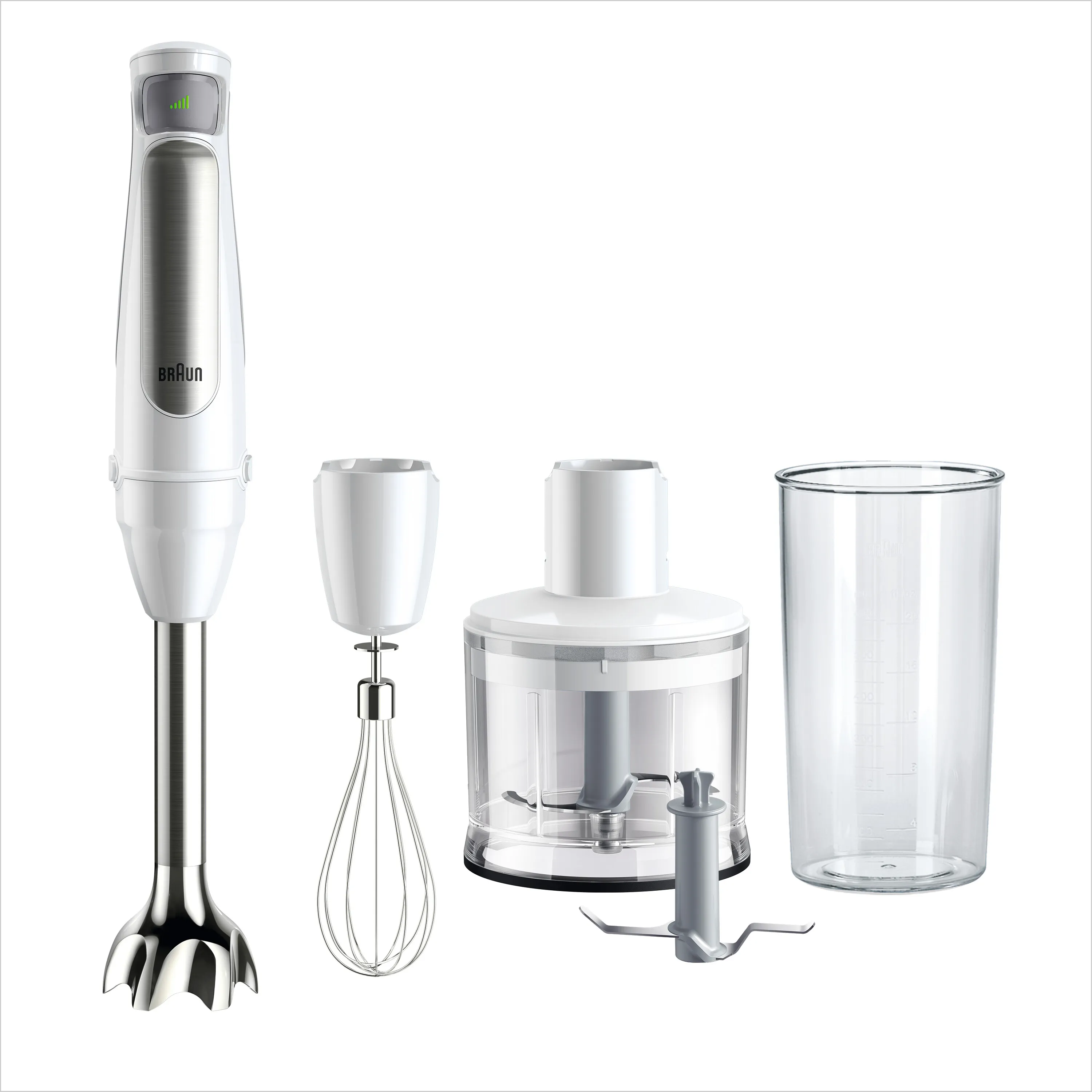 Braun Multiquick 7 MQ 7035I WH - sauvasekoitin, 1000W, premium valkoinen/ruostumaton teräs