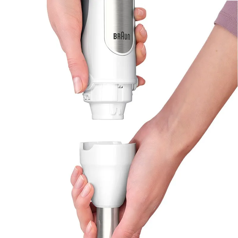 Braun Multiquick 7 MQ 7035I WH - sauvasekoitin, 1000W, premium valkoinen/ruostumaton teräs