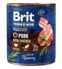 Brit Premium by Nature Pork with Trachea, Wet food for dogs, Adult, 800g