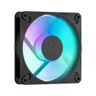 Fractal Design Dynamic 3 12 Reverse Case Fan, 120 mm, PWM, ARGB, Black