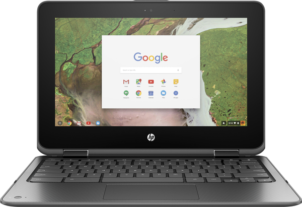 HP 11.6" Chromebook x360 11 G1, 32GB, Chrome OS - notebook, Silver