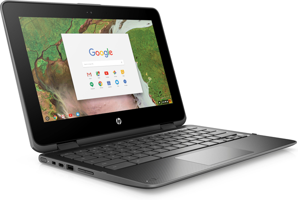 HP 11.6" Chromebook x360 11 G1, 32GB, Chrome OS - notebook, Silver