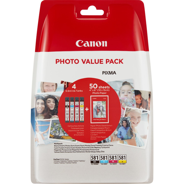 PVP/CLI-581 CMYK 50sh BLIST+SEC