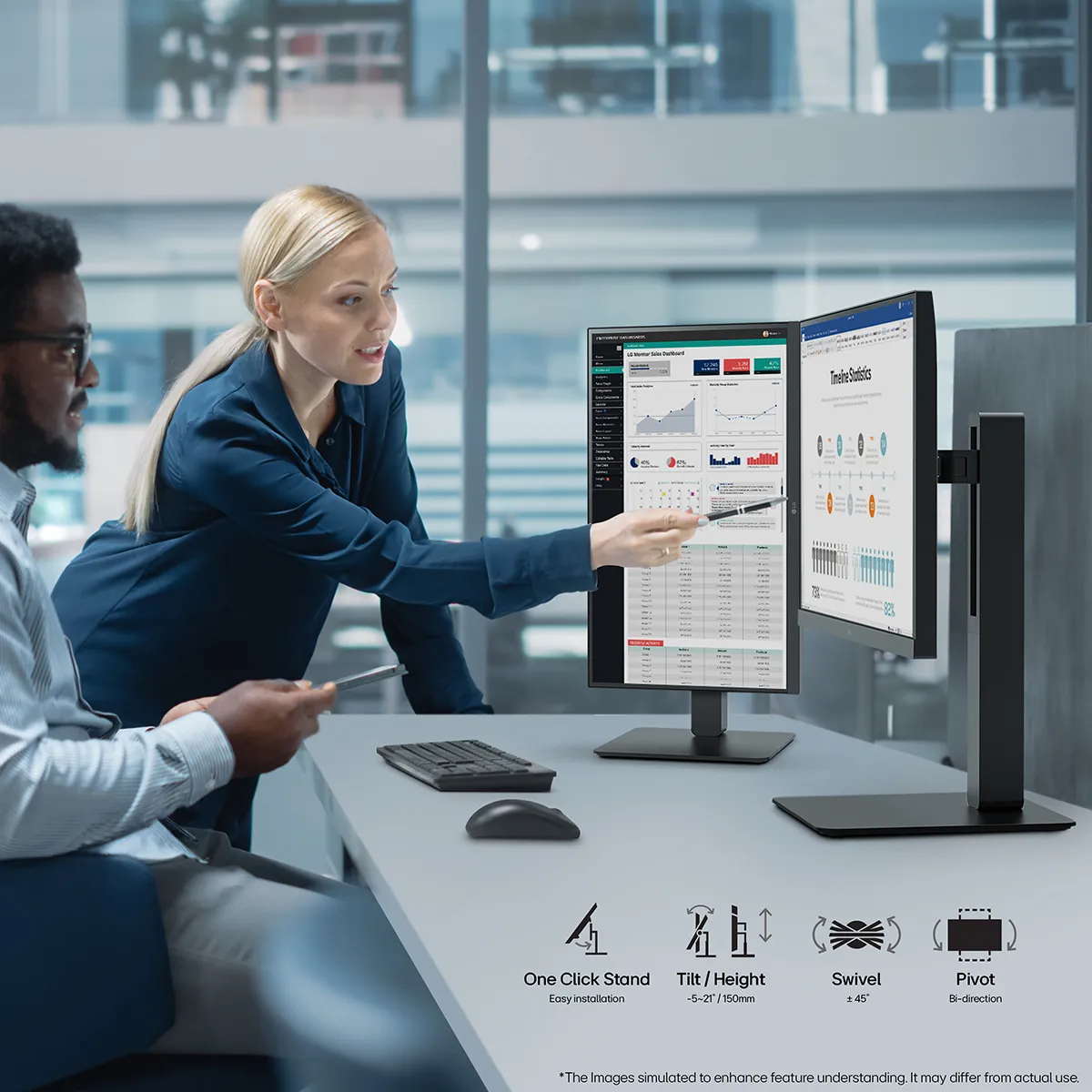 LG B2B 24BA750 23.8" Full HD, IPS - monitor