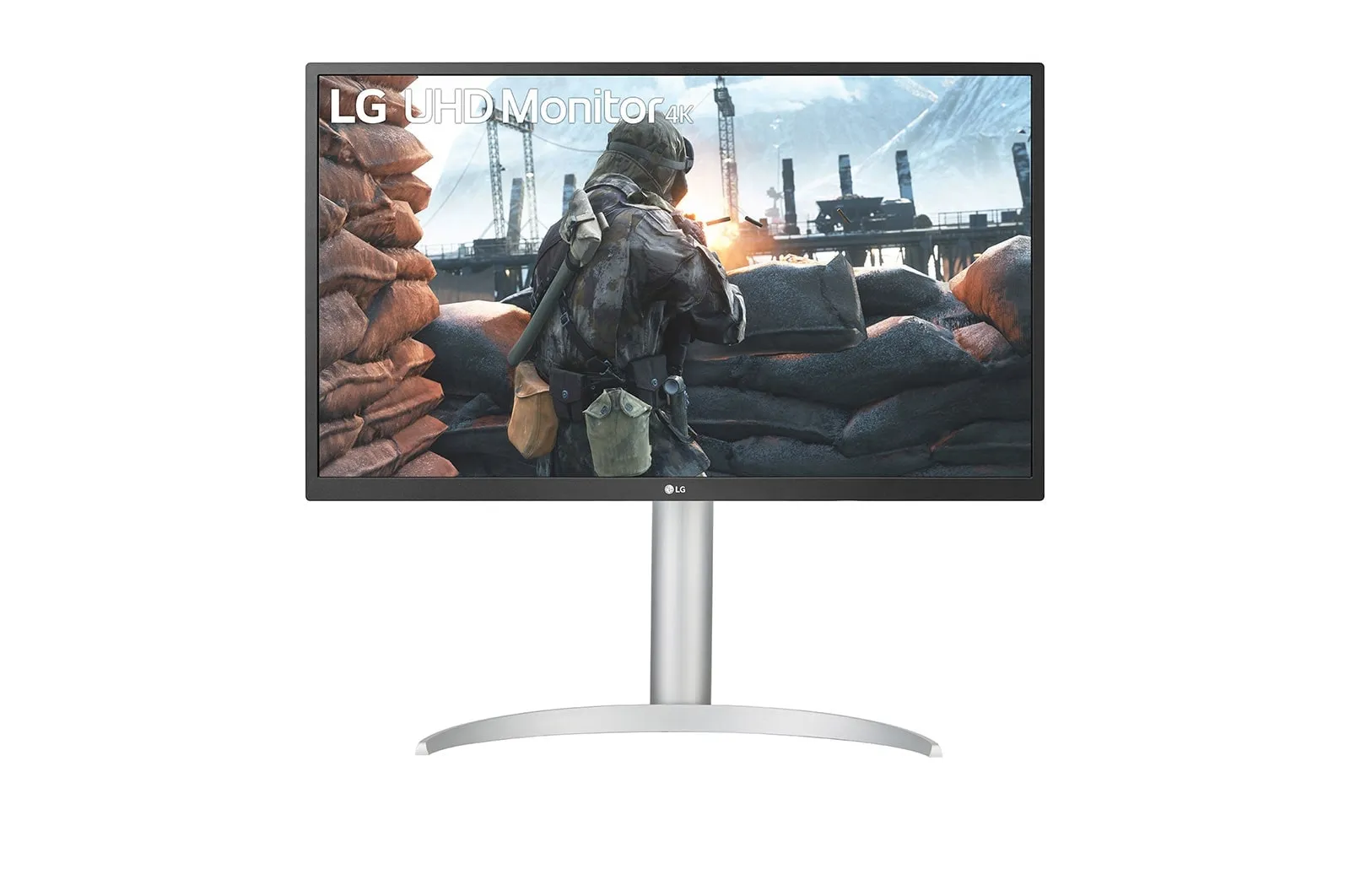 LG 27" 27UP550P-W 4K UHD, USB-C, IPS - sk&auml;rm