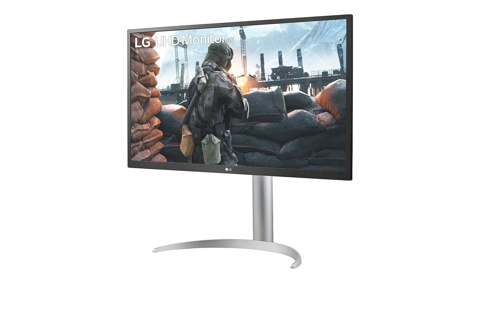 LG 27" 27UP550P-W 4K UHD, USB-C, IPS - sk&auml;rm