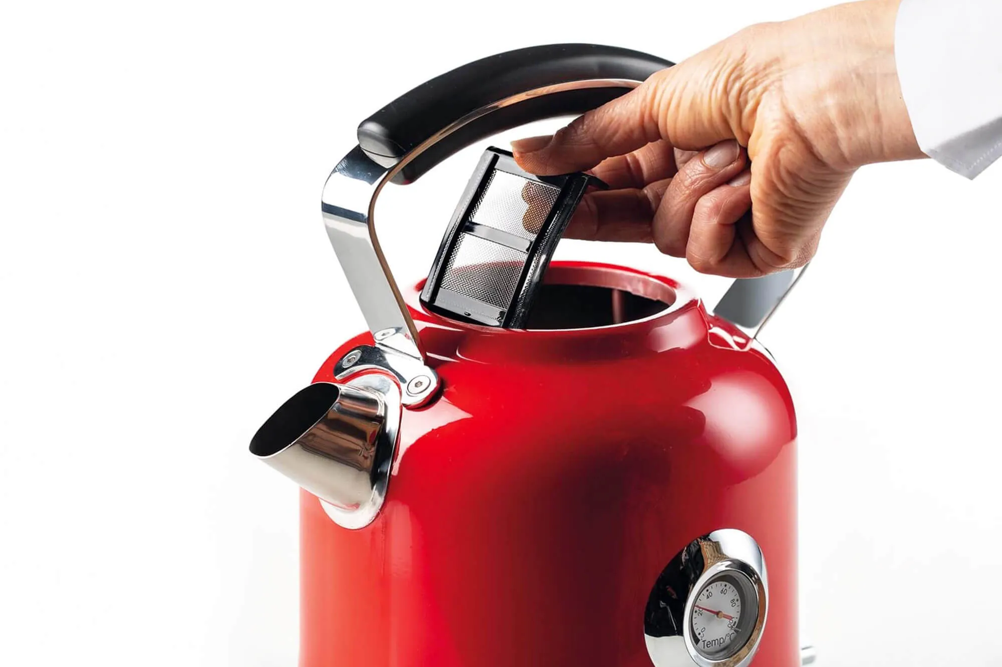 Ariete Moderna - kettle, 1.7L, Red