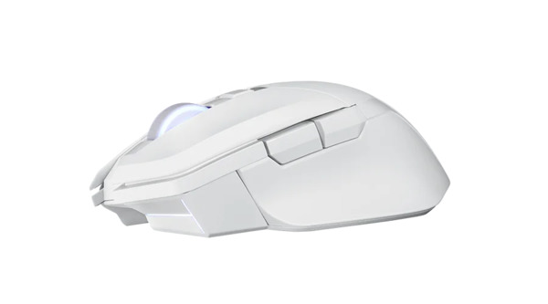 PowerColor Alphyn AM10 - trådlös spelmus, Vit