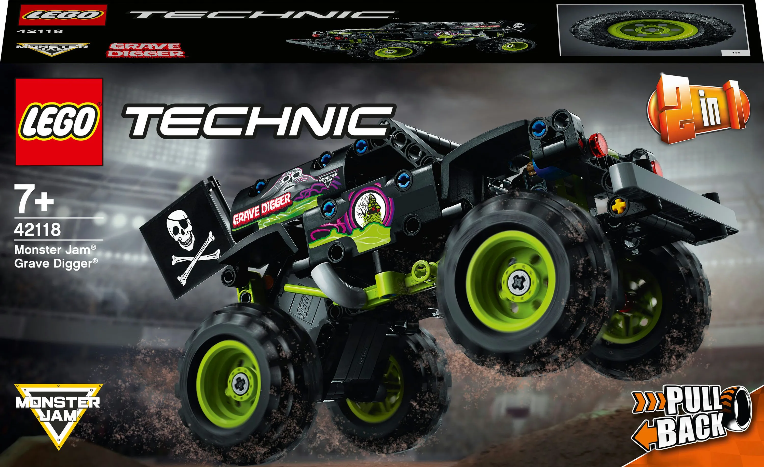 Lego Technic Monster Jam Grave Digger 42118
