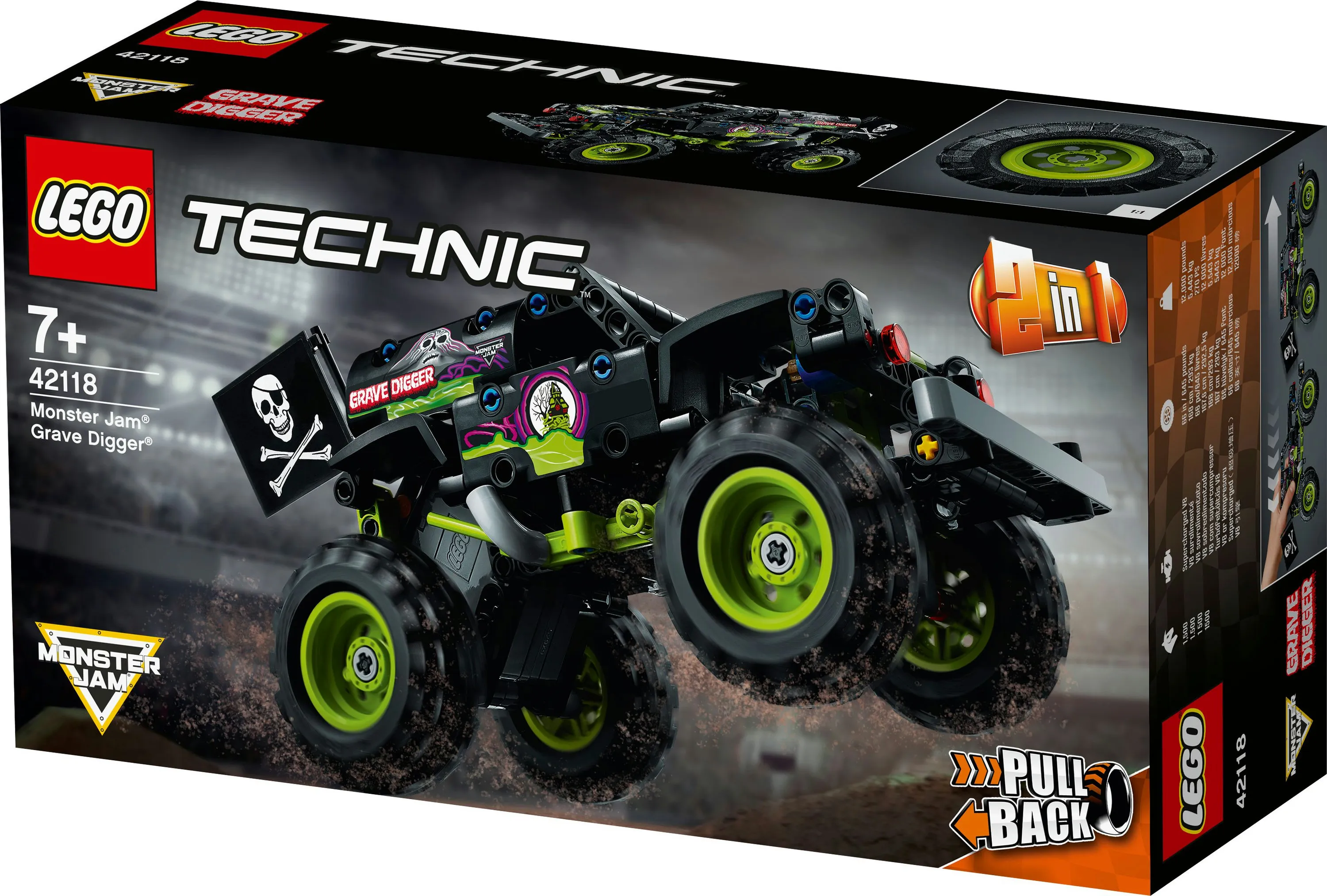 Lego Technic Monster Jam Grave Digger 42118