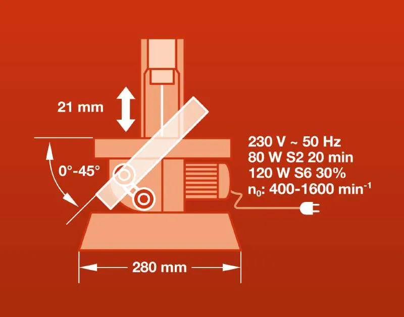 Einhell TH-SS 405 E red