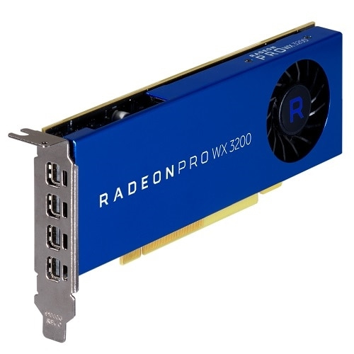 Radeon Pro WX 3200, 4GB, DP. 2 mDP (Customer KIT)