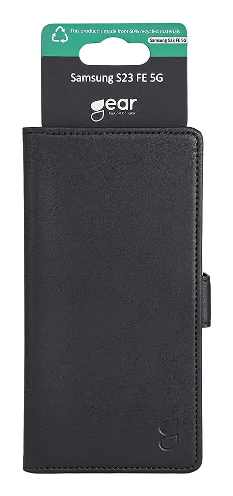 GEAR Wallet, Galaxy S23 FE - Wallet Case, Black