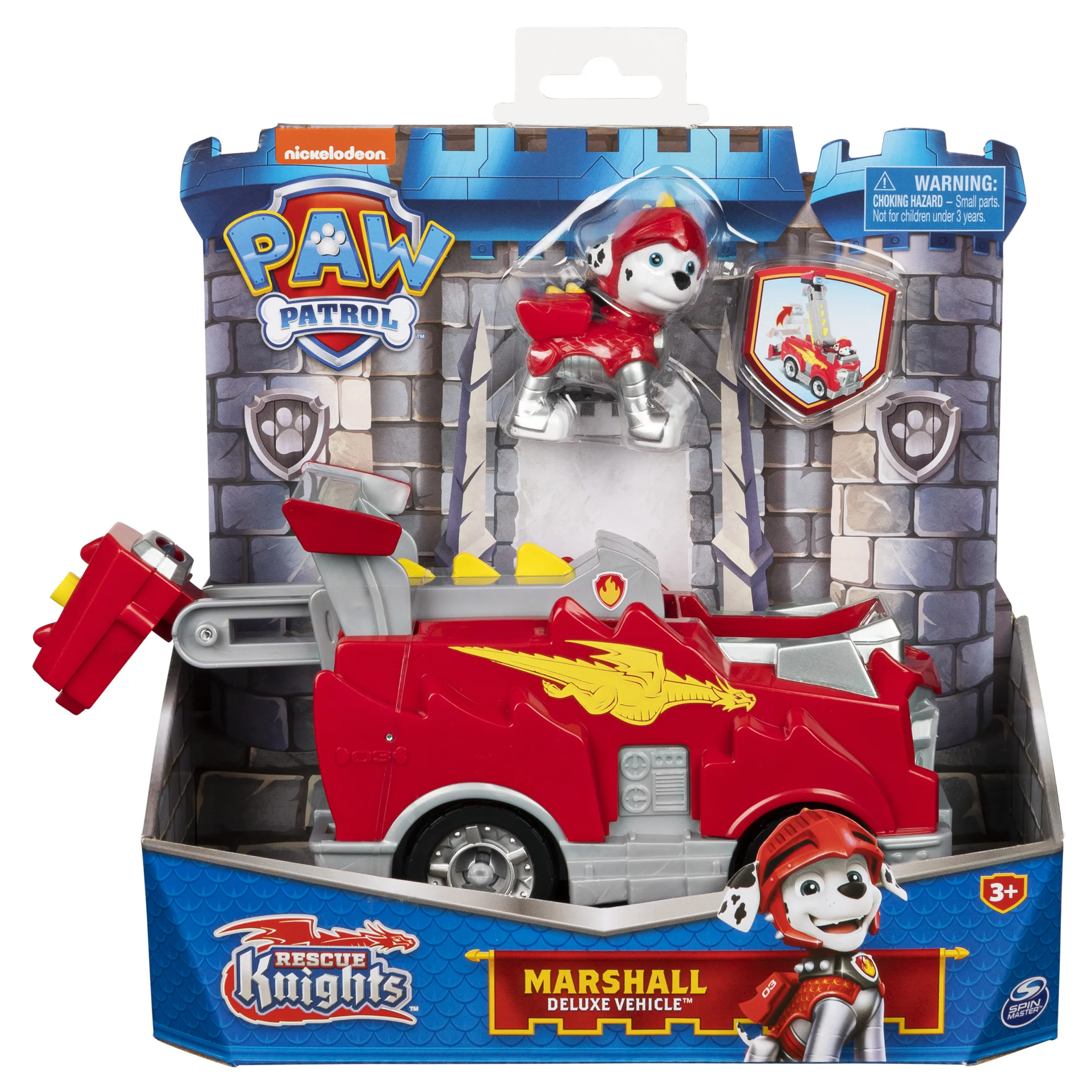 Spin Master Paw Patrol Rescue Knights base vehicle by Marshall, toy vehicle