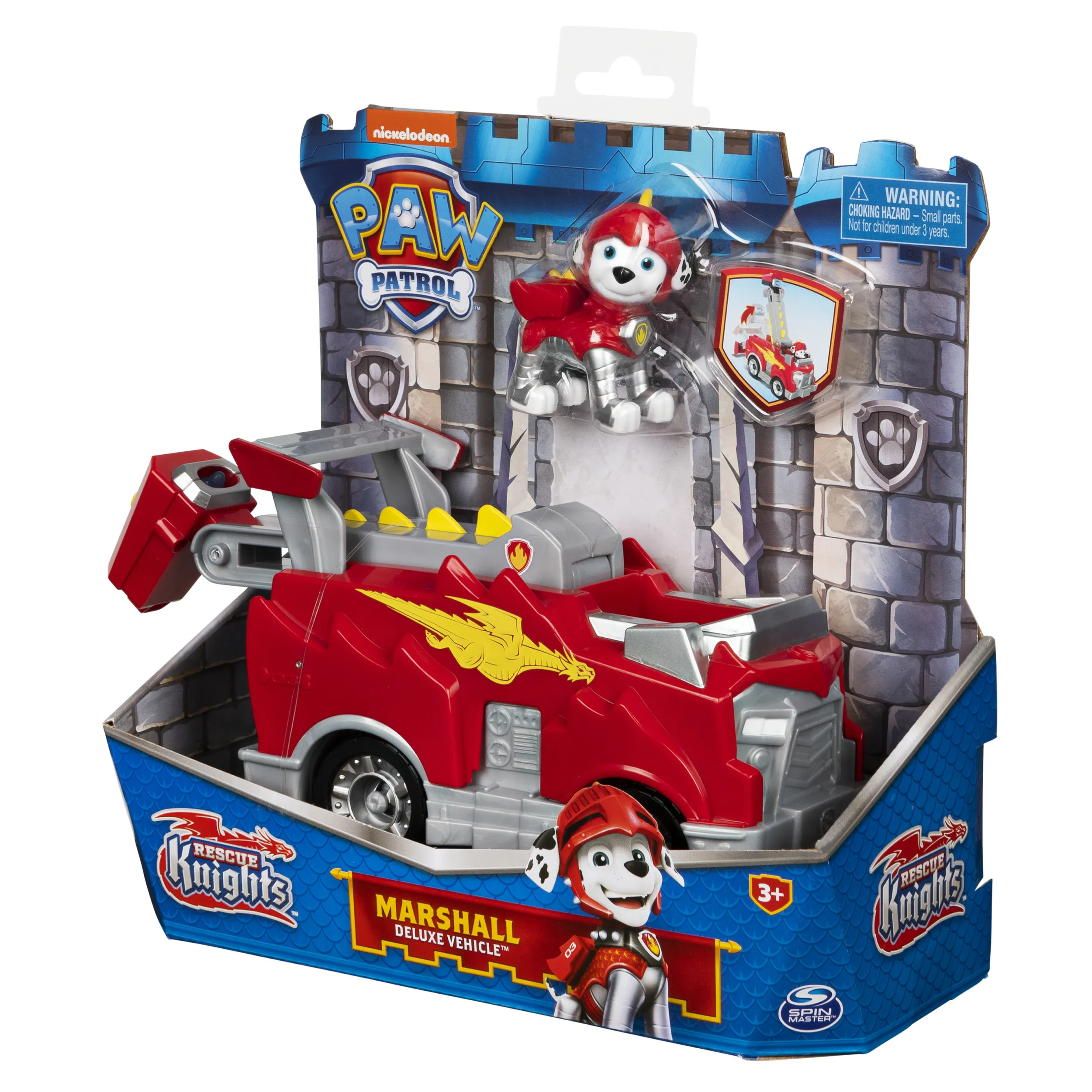 Spin Master Paw Patrol Rescue Knights base vehicle by Marshall, toy vehicle