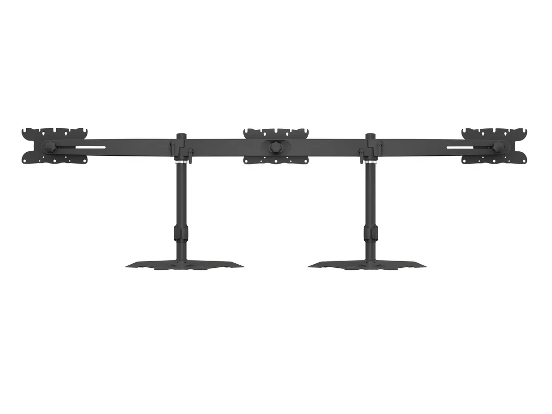 Multibrackets M Desktopmount Triple Stand - skrivbordsf&auml;ste, svart, 24-32&quot;, 8kg