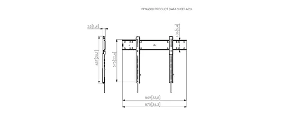 Vogel's Pro PFW 6800 Kiinte&auml; sein&auml;teline