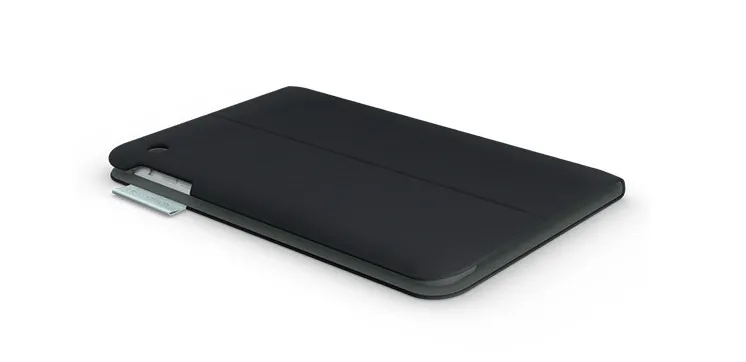 Logitech Folio Protective Case - Suojakotelo tabletille - tummanharmaa savi malleihin Apple iPad mini