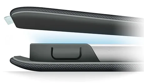 Logitech Folio Protective Case - Suojakotelo tabletille - tummanharmaa savi malleihin Apple iPad mini