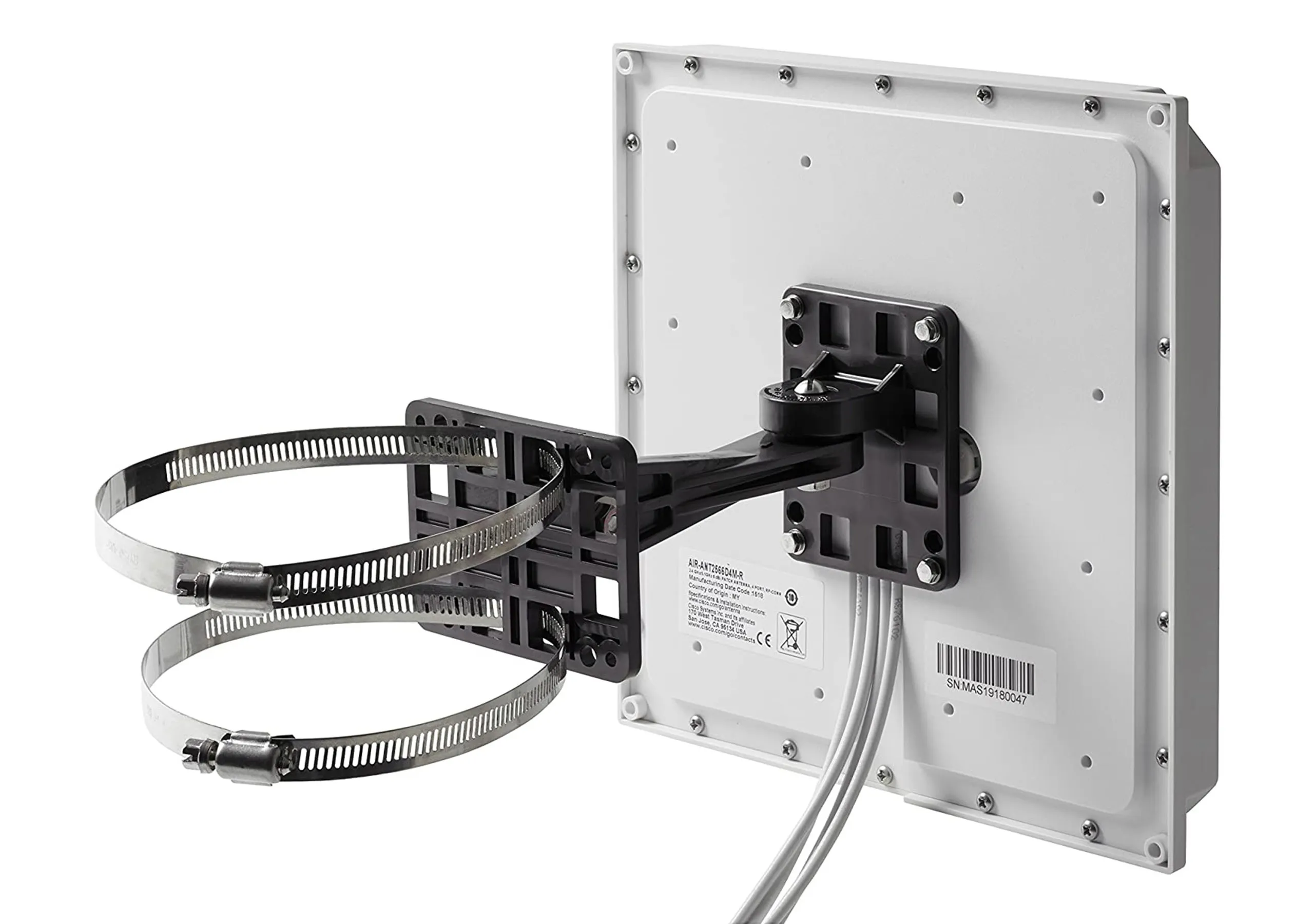 CISCO 2.4GHZ/5GHZ 6 DBI 60 DEG. PATCH ANT 4-PORTS RP-TNC SELF ID