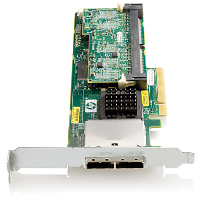 HP Smart Array P411/256MB Controller - Tallennuslaitteen ohjain (RAID) - 8 Kanava - SAS 2 matala profiili - 600 Mt/s - RAID 0, 1, 5, 10 - PCIe 2.0 x8