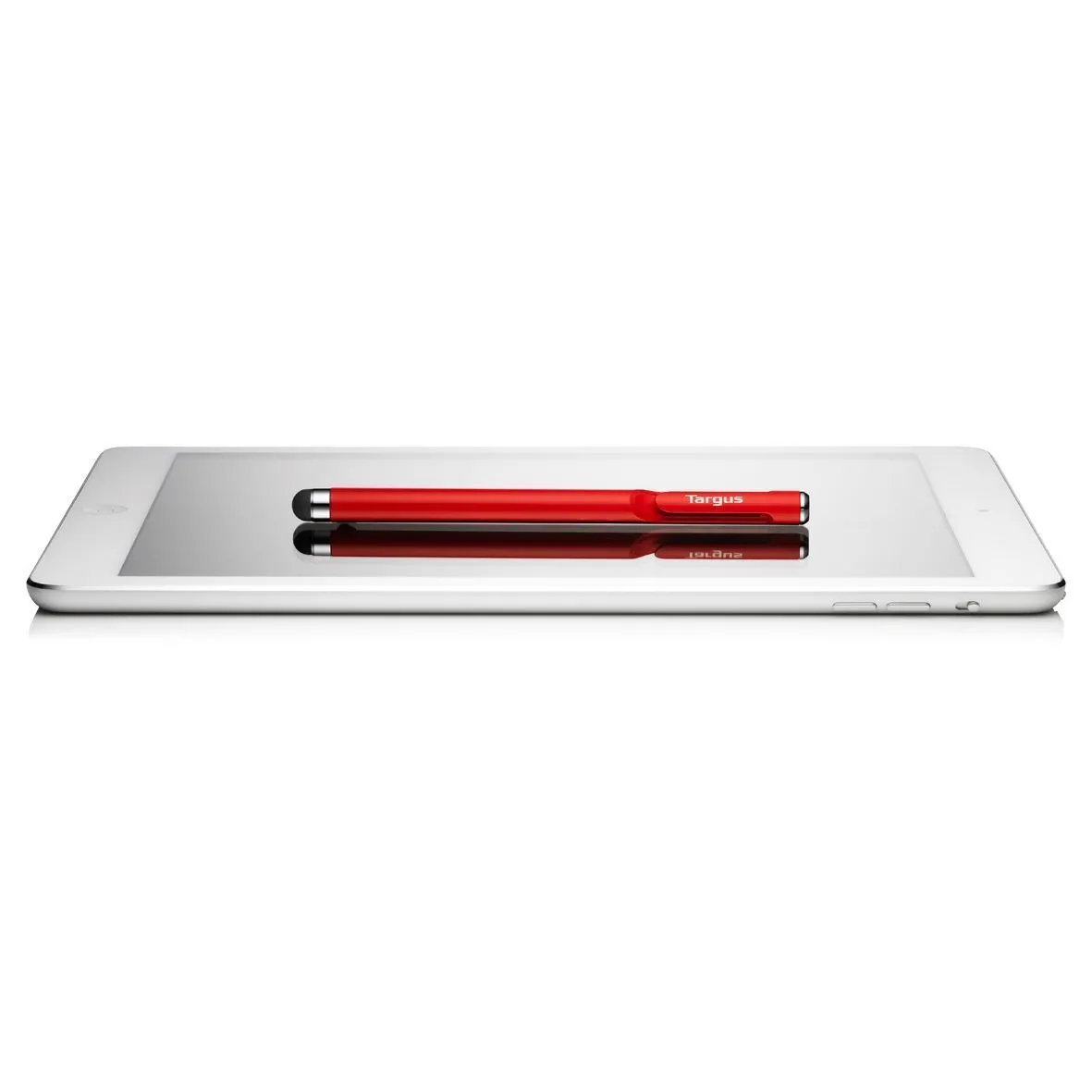Antimicrobial Stylus Embedded Clip Red