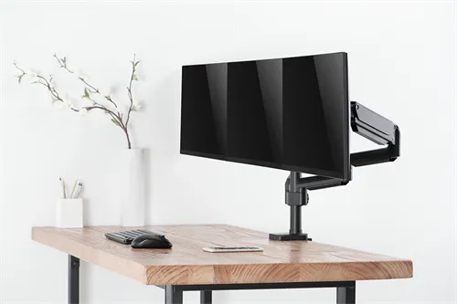 Deltaco Office Premium Triple - monitor arm, black, 17&quot;-27&quot;, 3x7Kg