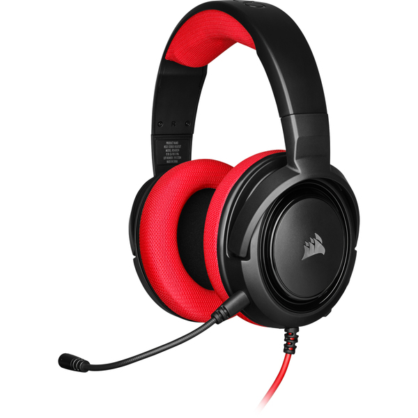 Corsair HS35 Stereo Gaming Headset, punainen