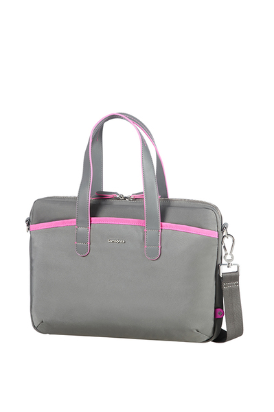 SAMSONITE Nefti BAILHANDLE 13.3i ROCK GREY/FUCHSIA