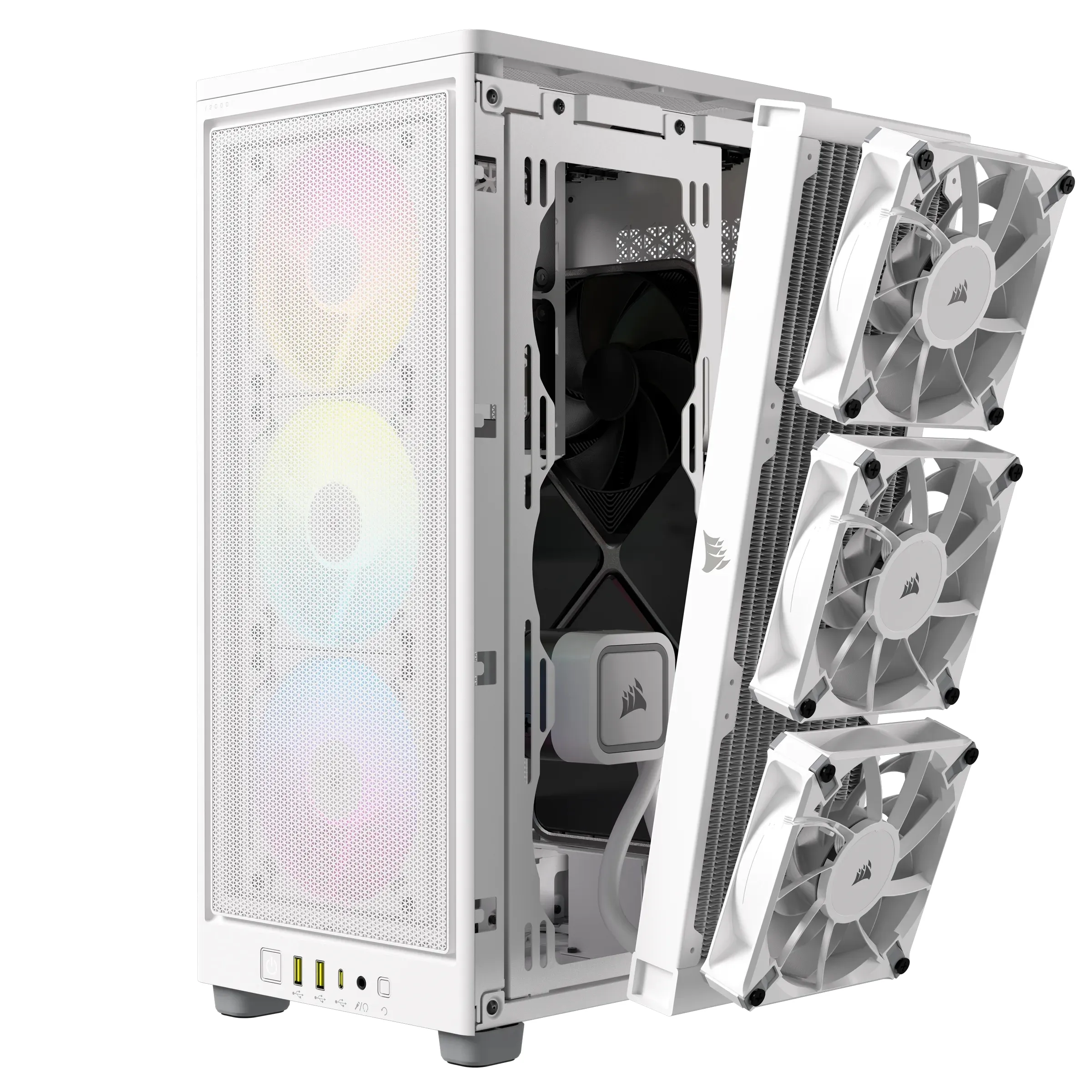 Corsair 2000D RGB Airflow - , White