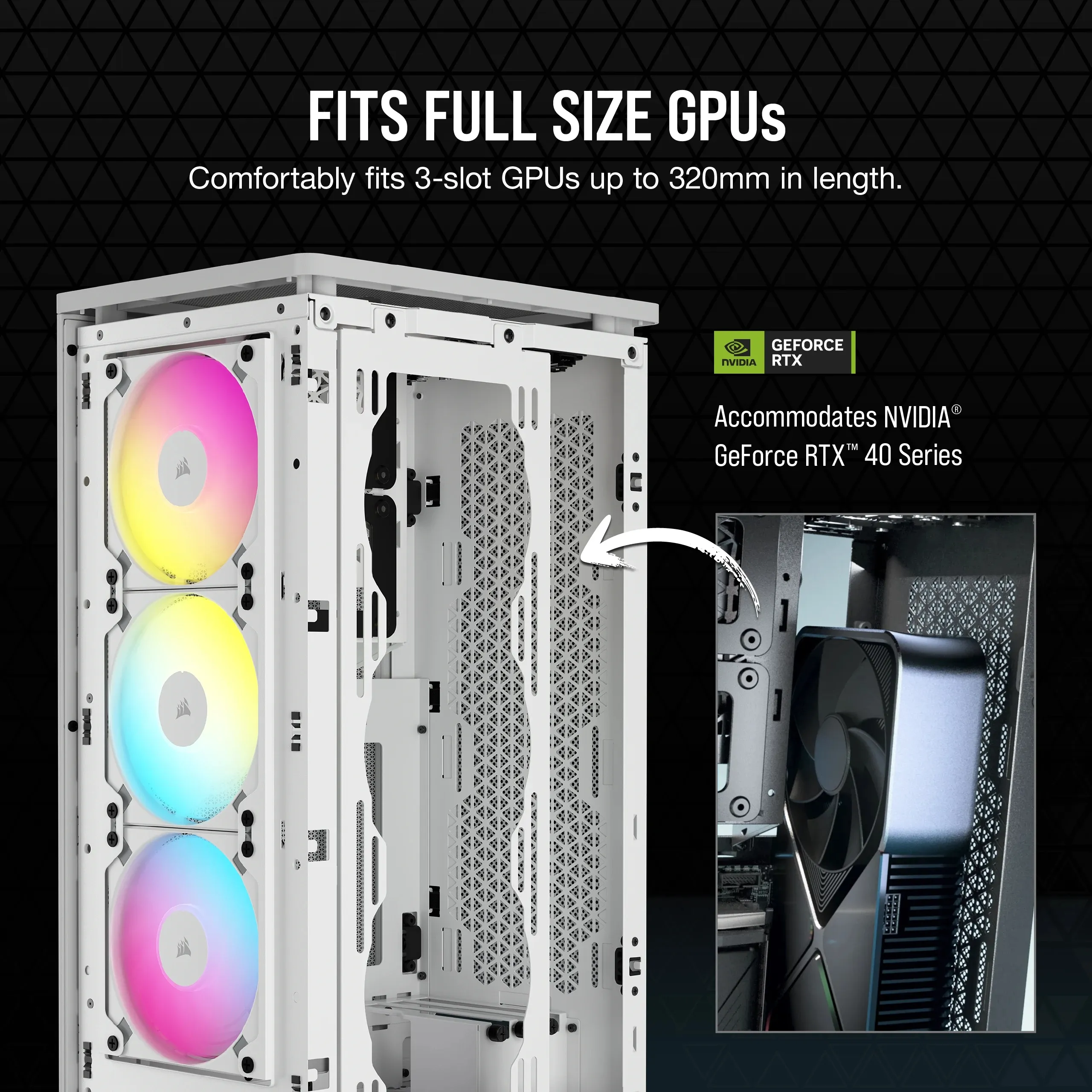 Corsair 2000D RGB Airflow - , White