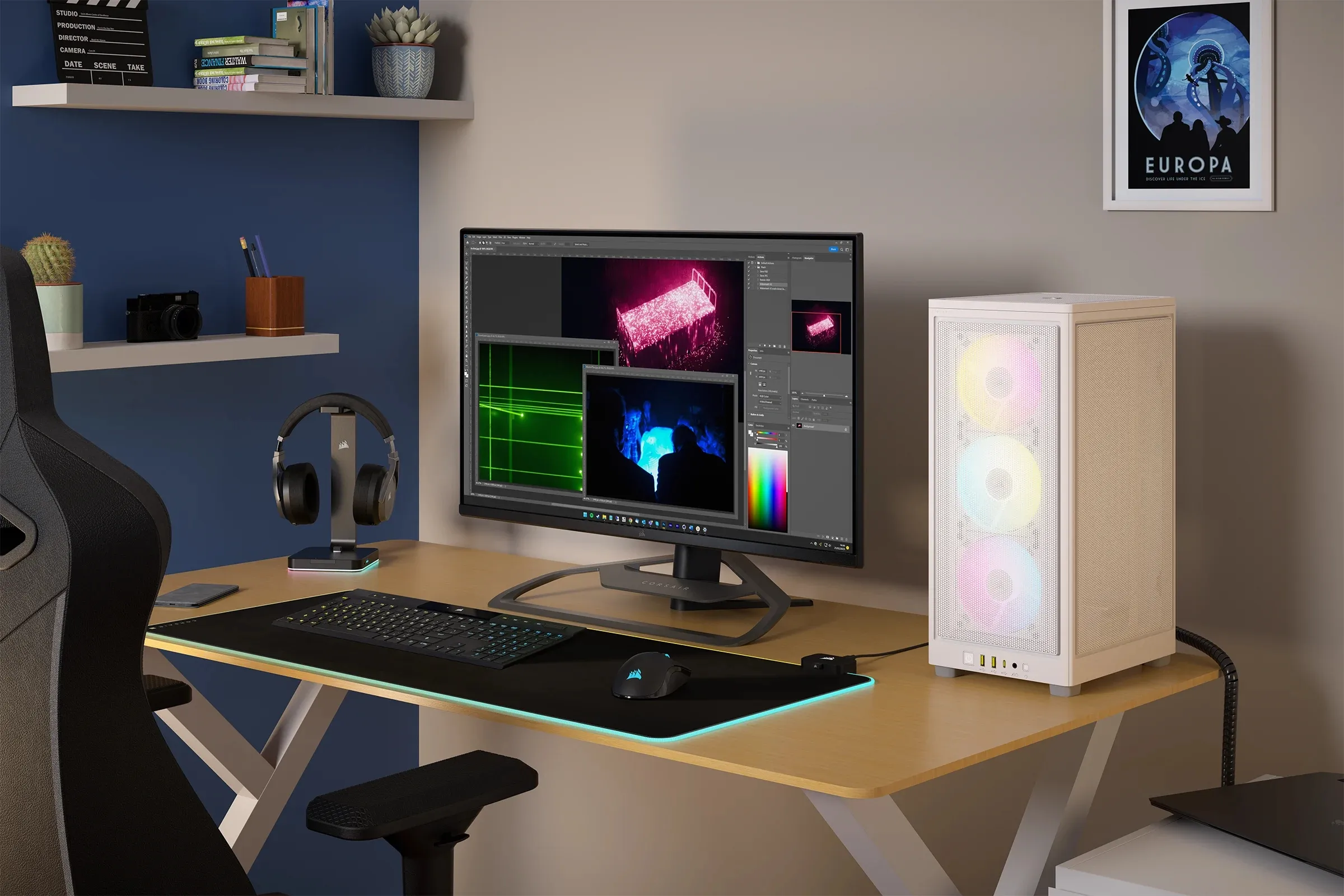 Corsair 2000D RGB Airflow - , White